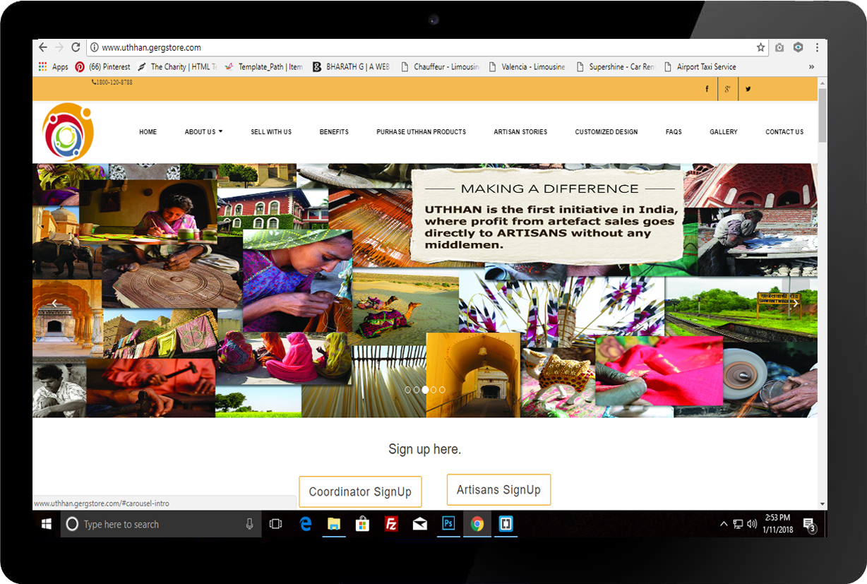 Uthhan website not found